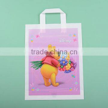 cheap printed plastic shopping bag with handle