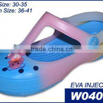 Clear PVC Women Jelly Clog Shoes