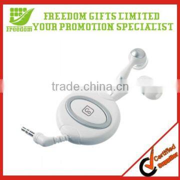 Hot Sale Promotional Retractable Earphone