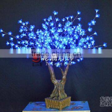 Artificial cherry blossom bonsai for hotel decoration