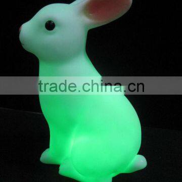 LED colorchanging rabbit candle light