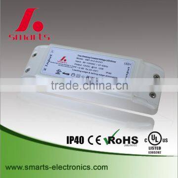 OEM dimmable led power supply 12v 12 watt transformer with CE ETL FCC approval