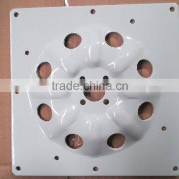 Cast sheet metal, washing machine flange/