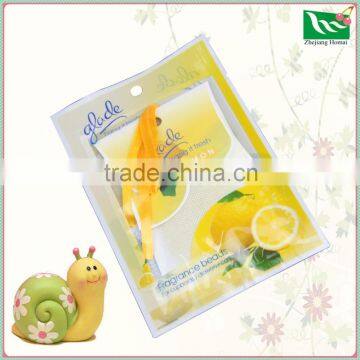 Lemon scented custom cotton air freshener