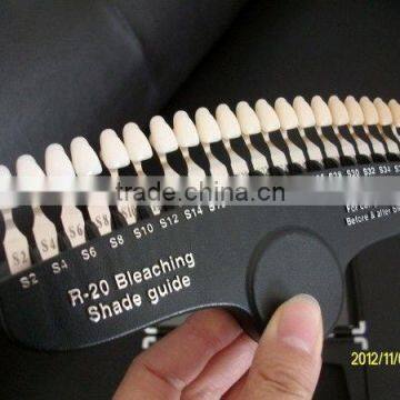 factory direct supply 20 color teeth whitening shade guide