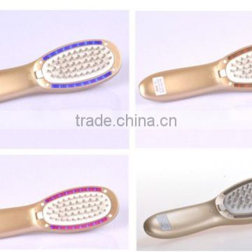 sunburst hair LED light wave comb head massager comb for hair care and hair regrowth