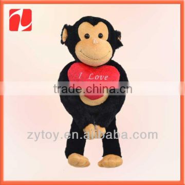 Valentine Day Mini Plush Monkey Supplier