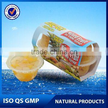 Fruit cups mixed fruit in light syrup OEM