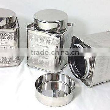 Square Metal Canister