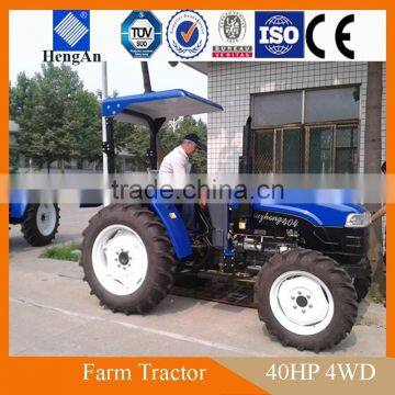 Small 4 Wheel Drive Tractor with Snow Blower