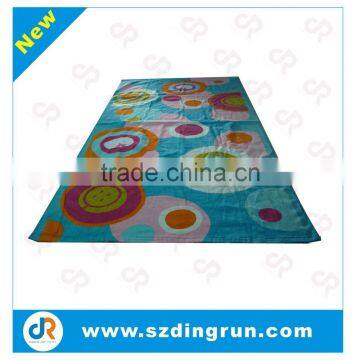 100% cotton logo printing beach towel for promotion wholesale