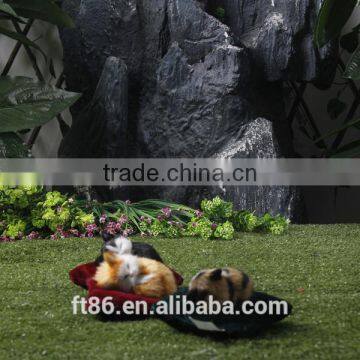 Cute Cat Toy Fake Cats Gift Simulation Cats Kitten Soft Toy Sleeping photo-5