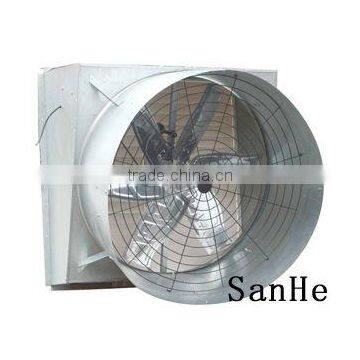 Ventilation fan with aluminum alloy louvers, poultry equipment