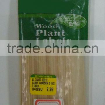 wood plant labels