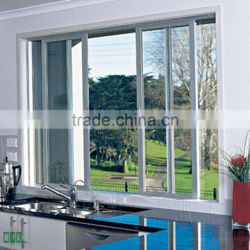 Australia standard Sliding window, double glass grey color