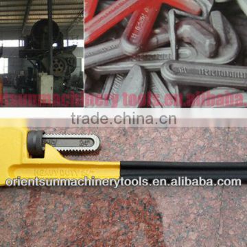 American type heavy duty adjustable Straight Pipe Wrench with different color handle