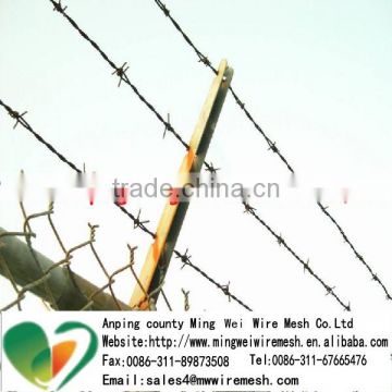 High quality factory price double-twist barbed wire for security fence