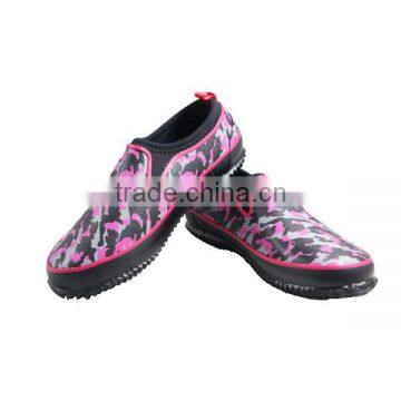Ladies Pink Camo Warm Waterproof Neoprene Garden Shoes photo-4