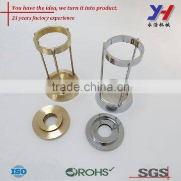 High quality machining CNC lathing Welded copper brass decoration