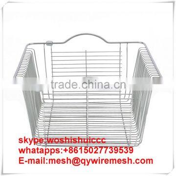 Indoor Hanging Storage Basket, Bathroom Storage Wire Baskets photo-4