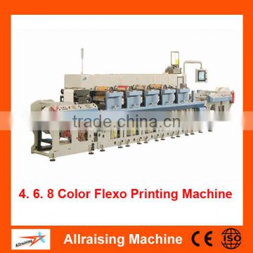 4 Colour, 6 Color Plastic Bag Flexo Printing Machine