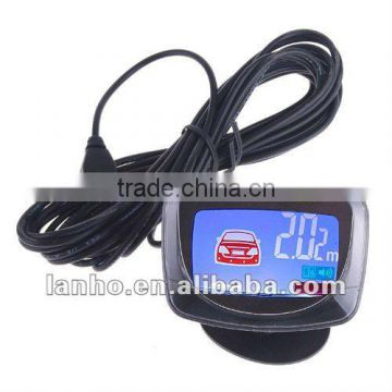 Car LCD Parking Reverse Backup Radar With 4 Sensors