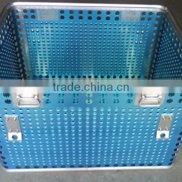 Aluminum sterilization container, hospital storage container, alloy box