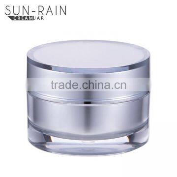 Wholesales High Quality PMMA Colorful Plastic Cosmetics Cream Empty Jar photo-3