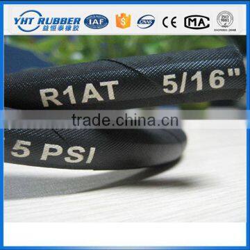 EN853 1SN high pressure wire braided hydraulic rubber hose