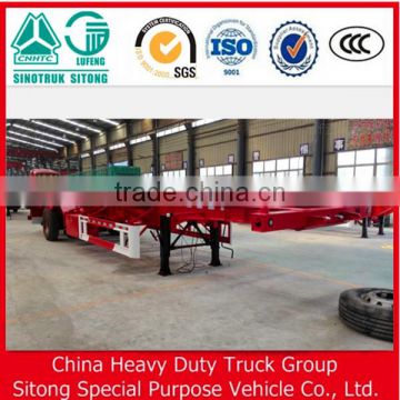 3 axle 40ft yard skeletal semitrailer terminal skeleton semitrailer terminal skeletal semitrailer container trailer