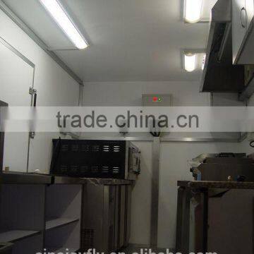 Steel Mobile Food Kiosk for Sale German Made Generator for Mobile Moving Function photo-6