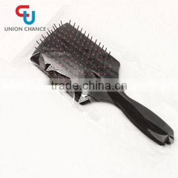 Black Plastic Hair Comb Brush Wide Cosmetic Hair Comb Wholesale