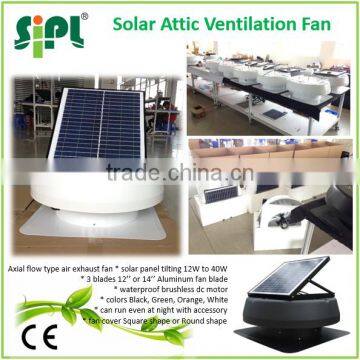 14 Inch Solar Fan Roof Exhaust Fan With Adjustable Solar Panel photo-3