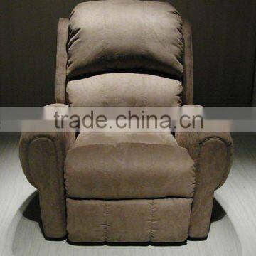 Genuine Leather One Seat Sofa. Very Comfortable and Beautiful Leather Sofa. High Quality Chesterfield Sofa B48126