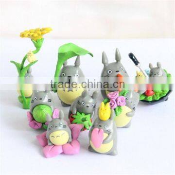 Moss micro landscape ornaments Hayao miyazaki totoro doll series 9pcs/set