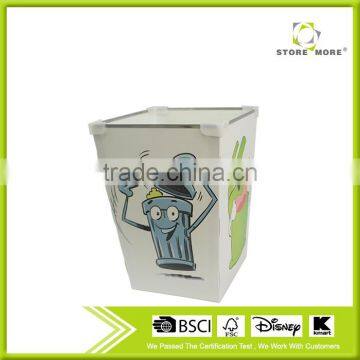 Bed Room/Desk/Office DIY Square Plastic Trash Can photo-3