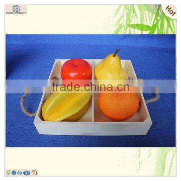 Free Sample Handles Grids Food Beverage Wood Pallet Tray photo-5