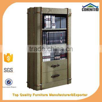 2016 Cohen Furniture New Design Eco-friendly Army Green Solid Wooden tv Table/canvas tv Stand/fabric Livingroom Furniture photo-2