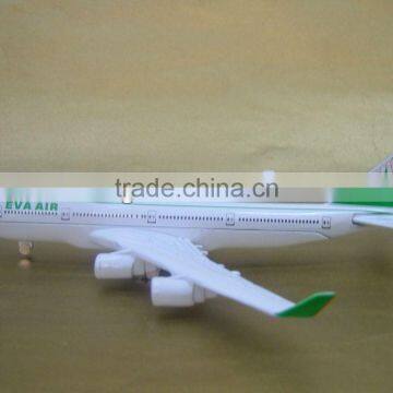 Metal B747 Eva Air airplane model