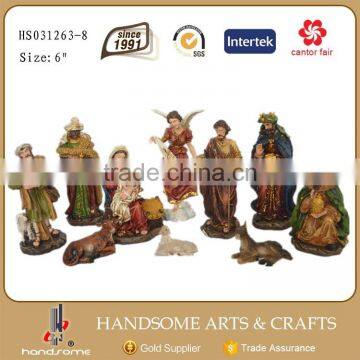 12 Inch Resin Figurine Catholic Religious Items China Christmas Nativity Scene photo-3