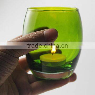 Egg Shape Colored Glass Candle Cup for Chandeliers photo-4
