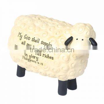 Custom Blessing Resin Sheep Saving Bank Christmas Gifts for Kids photo-2