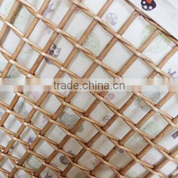 New Wicker Hole Weaving Square Laundry Bin With Lid Large photo-4