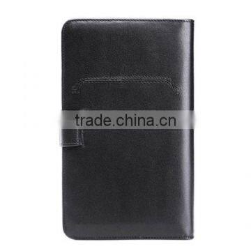 Mens Leather Travel Wallet Passport Holder Document Ticket ID Case photo-6