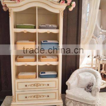 Royal Classical European Style Pure White House Shaped Armoire For Kids Bedroom, New Arrival Nice Wardrobe Closet BF11-01224b photo-4