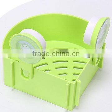 Vacuum Suction Cup Bathroom and Kitchen Plastic Triangle Shelf/holder photo-3