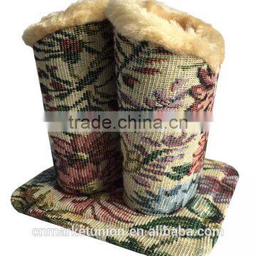 Double Head Fabric Eyeglass Holders, Jacquard Fabric Eyeglass Holder,suede Fabric Eyeglasses Holder photo-5