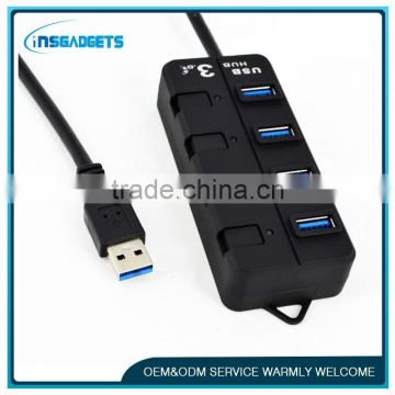 High quality 4 ports USB 3.0 HUB charging port