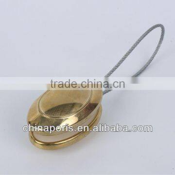 2016 new design golden oval magnetic curtain tiebacks