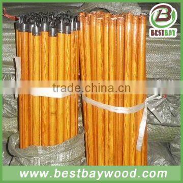120*2.2 cm PVC Coated Wooden Broom Handle With Italian Thread/long Handle Cleaning Brush photo-3